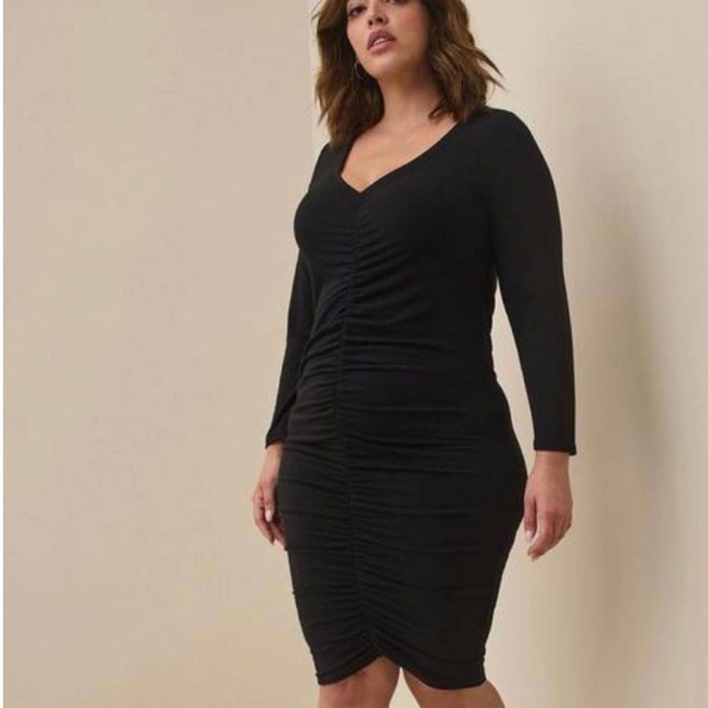 Torrid Mini Jersey Bodycon Dress - Black